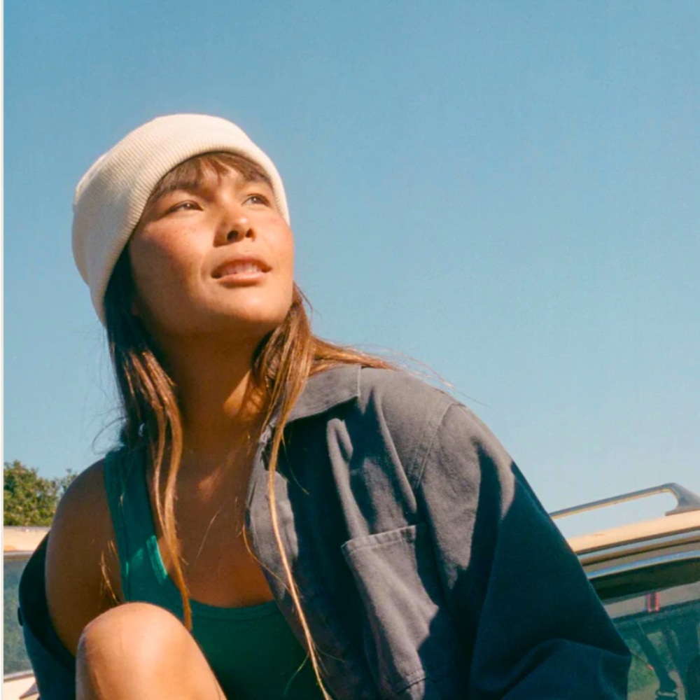 Jungmaven Black Hemp Merino Wool Beanie Unisex OS